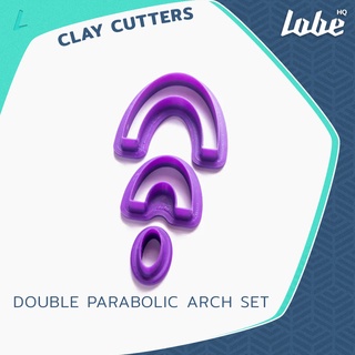 Double Parabolic Arch Shape Clay Cutter/Clay Earring Cutter/ Plastic Polymer Cutter/ แม่พิมพ์กดดินโพลิเมอร์รูปทรงอาร์ช