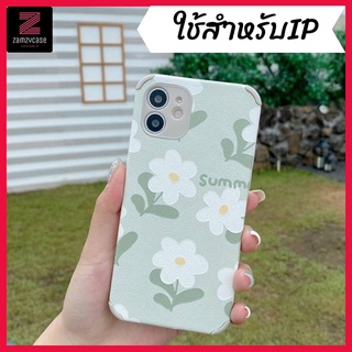 -พร้อมส่งในไทย-เคสซิลิโคนลายลายดอกไม้วินเทจ TPU นิ่ม ใช้สำหรับIPทุกรุ่น #234