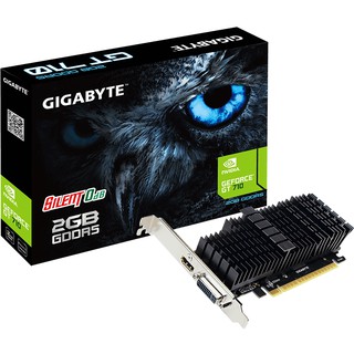 VGA (การ์ดแสดงผล) GIGABYTE GV-N710D5SL-2GL N710 2G DDR5 64BITS HDMI+DVI low profile bracket x1