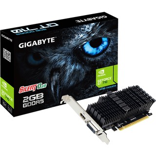 VGA (การ์ดแสดงผล) GIGABYTE GV-N710D5SL-2GL N710 2G DDR5 64BITS HDMI+DVI low profile bracket x1