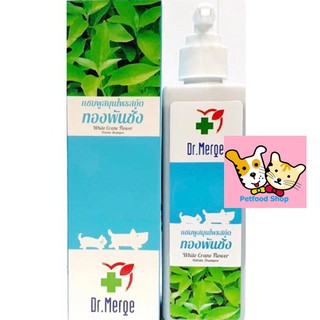 +ล็อตใหม่+ Dr.Merge แชมพูทองพันชั่ง (250 ml) กำจัดเชื้อรา ยีสต์ แก้ขนร่วง สำหรับสุนัข-แมว