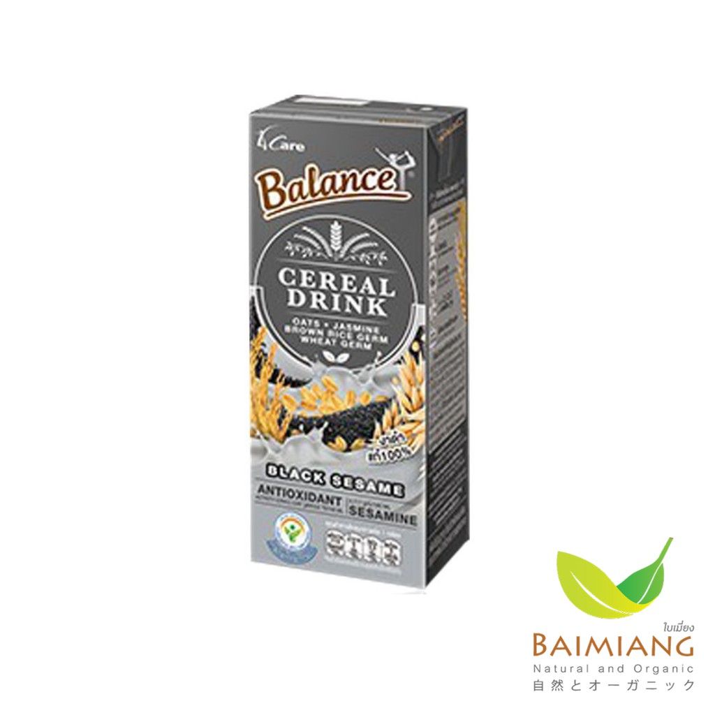 4 Care Balance เครื่องดื่มน้ำจมูกข้าว สูตรงาดำ(เจ) ขนาด 180 มล.(03748)