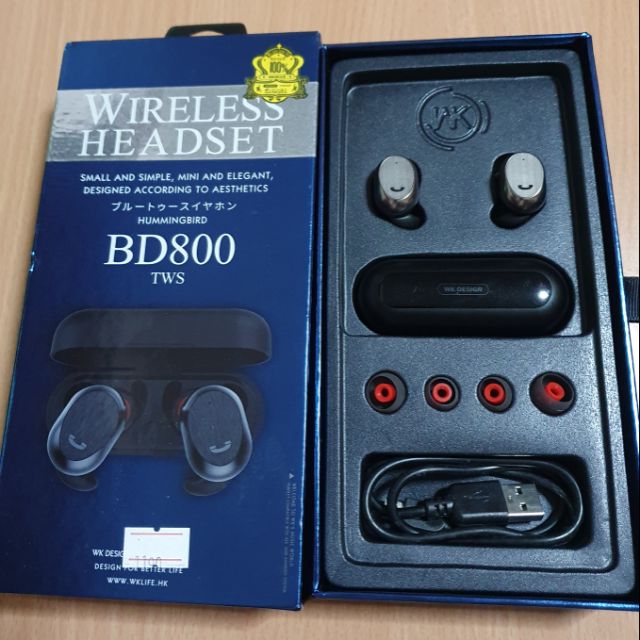 BD800 (WK Design) TWS หูฟังไร้สาย ซื้อมา 890฿