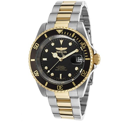 invicta gold diver watch