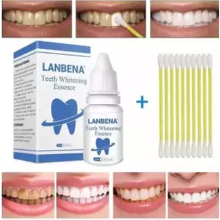 (ของแท้/พร้อมส่งกดเลย) น้ำยาฟอกสีฟัน ฟอกฟันขาว LANBENA Teeth Whitening Essence Oral Hygiene Cleaning 1*ชิ้น(รหัสสินค้า 0