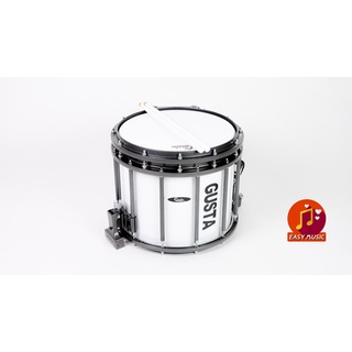 กลองสแนร์มาร์ชชิ่ง Gusta 14นิ้ว 12หลัก รุ่น A Marching Snare Drum พร้อมชุดสะพาย