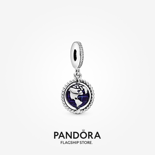 Pandora จี้รูปลูกโลก ของขวัญวันเกิด สําหรับสุภาพสตรี p825