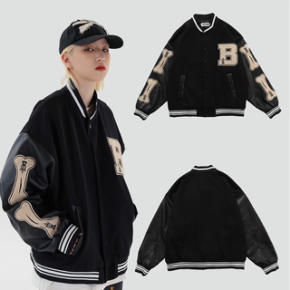 เสื้อเบสบอล Baseball jacket "Bone"