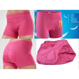 กางเกงลำลอง ปั่นจักรยาน (boxer shorts) สำหรับผู้หญิง สีชมพูางเกงลำลอง ปั่นจักรยาน (boxer shorts) สำหรับผู้หญิง สีชมพู