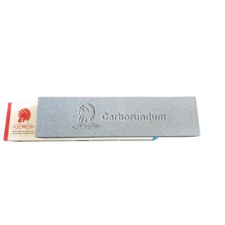 หินลับมีด สองหน้า แท้ 100%ยี่ห้อ คาโบรันดัมขนาด 8x2x1นิ้ว Carborundum Lite