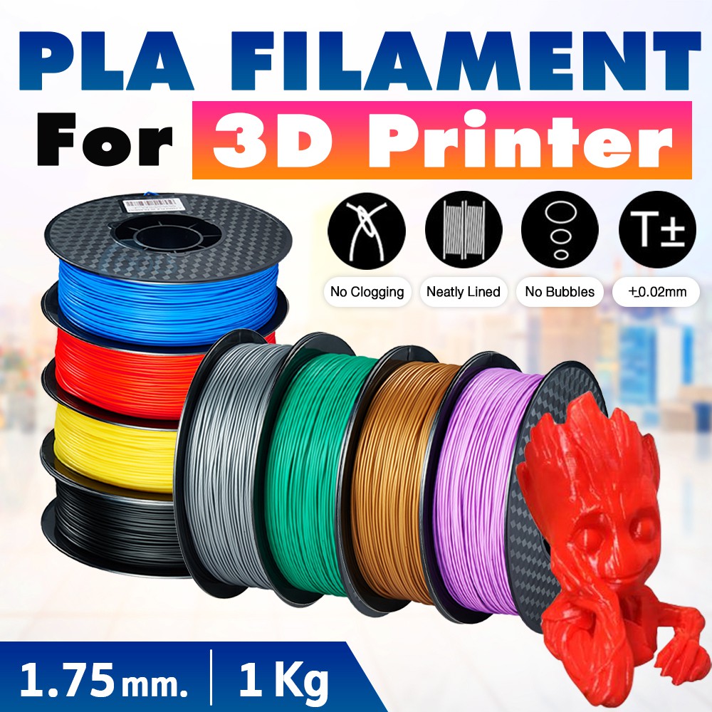 📢 CF SHOP【PLA】📢 เส้นพลาสติก 3D PLA Printer 1.75mm. / 1 KG. / Filament / Printer / 3D Printing Filame