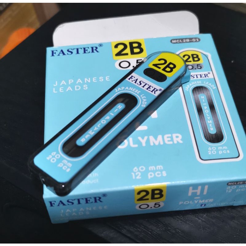 ไส้ดินสอกด Faster hi-polymer ไม่หักง่าย ดีเกินราคา