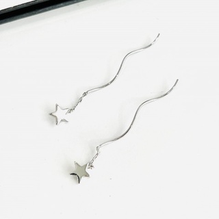 ECD-097 - Spiral Star Earring (สีเงิน) - (1คู่/2ชิ้น)