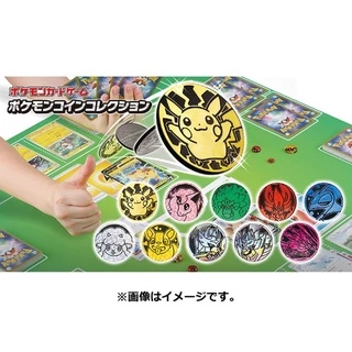 [Pokemon] Coin Official Japan - เหรียญโปเกมอน พลาสติก สำหรับใช้เล่นและสะสม *ของแท้* (โปเกมอนการ์ด)