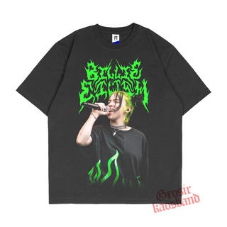 oversize T-shirt เสื้อยืด โอเวอร์ไซซ์ พิมพ์ลาย Billie eilish Billie eilish Billie eilish Metal TUMBLR TEE S-5XL