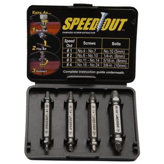 Tools Pro SPEED OUT ชุดเครื่องมือถอนหัวน็อต / สกรู / ตะปู