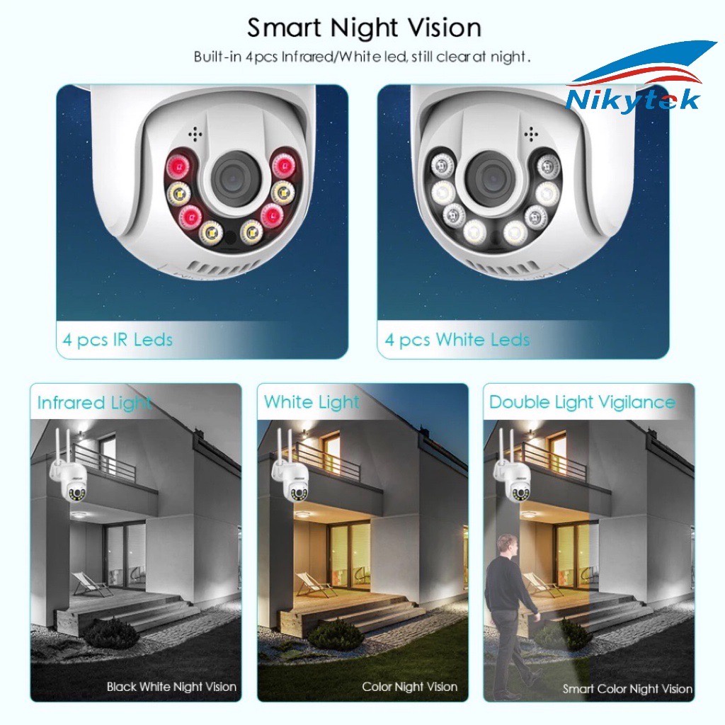 ICSEE กล้องวงจรปิด IP Camera​ HD​ 8ล้านพิกเซล  กล้องวงจรปิดไร้สาย WiFi IP Camera 1080P  กันน้ำ กล้องวงจร ONVIF