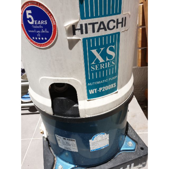 ปั้มน้ำ Hitachi มือสอง 200W Xs Wt-P200Xs สภาพดีมาก ใช้งานไม่ถึง 6 เดือน |  Shopee Thailand