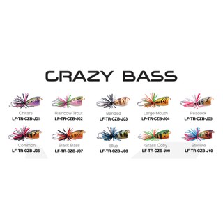 อุปกรณ์ตกปลา เหยื่อปลอม Triton Crazy Bass (LF)