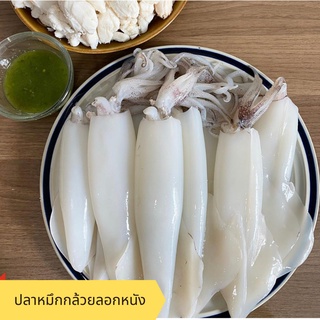 อาหารทะเล พร้อมส่ง! ปลาหมึกกล้วย ลอกหนัง / Heng Heng Seafood