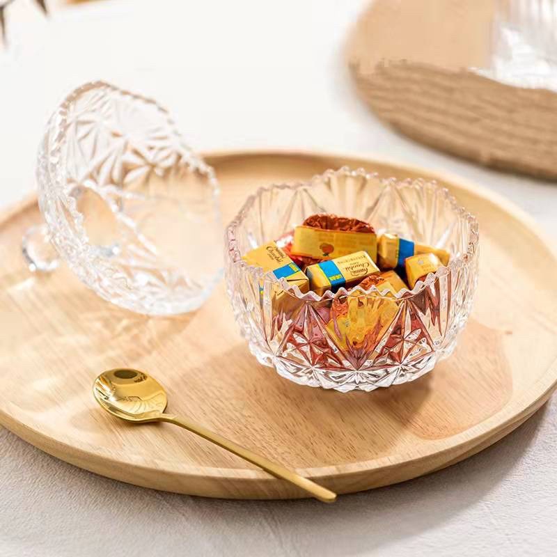 โหลแก้ว โหลแก้วพร้อมฝา เรียบหรู ประดับเคาน์เตอร์ ประดับห้องอาหาร - รูปที่ 2