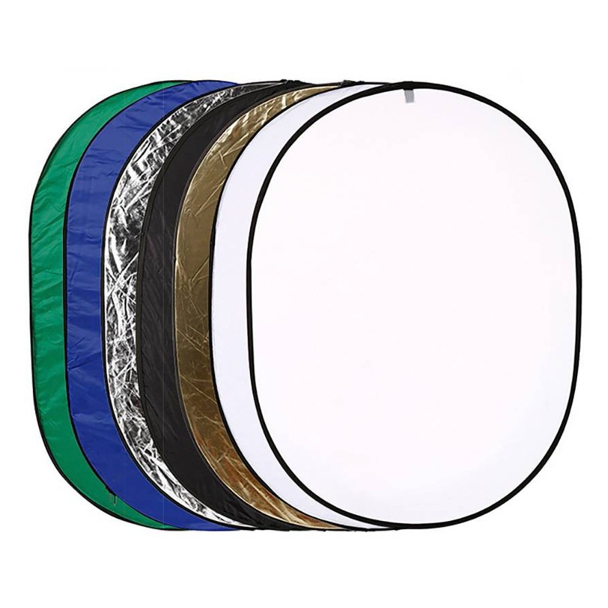 โปรโมชั่น Reflector 150 X 200cm แผ่นสะท้อนแสง ( 1 ชุดมี 7 สี ) รีเฟล็ก Reflec ร่มทะลุ แผ่นกรองแสง รีเฟล็กซ์ Reflex Plate ร่มสะท้อนแสง  ร่มทะลุสีขาว  ร่มสตูดิโอ