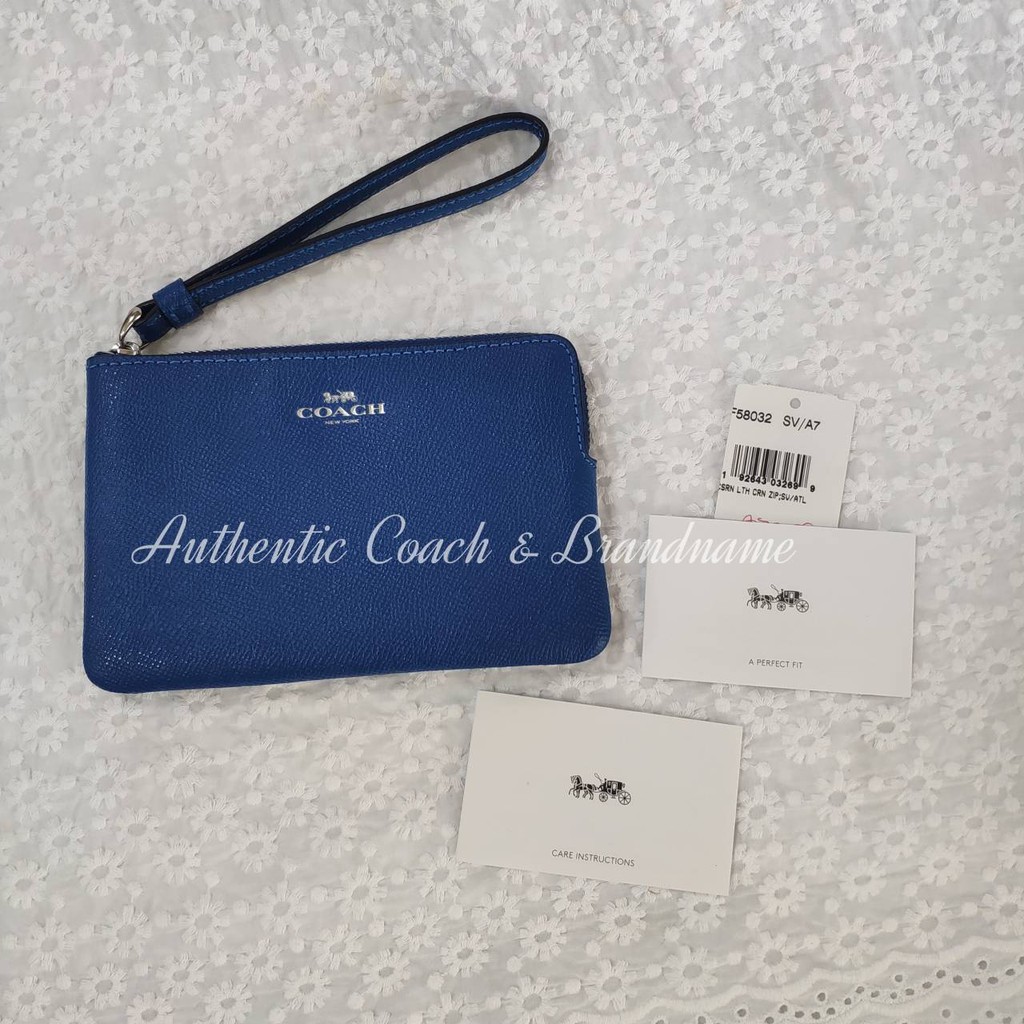 Coach คล้องมือ Size S (1 ซิป) ของแท้จาก USA 100% (AC1007)