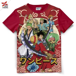 Dextreme เสื้อวันพีซ T-shirt ลาย One Piece Wanokuni ผ้า SUB DOP-1336