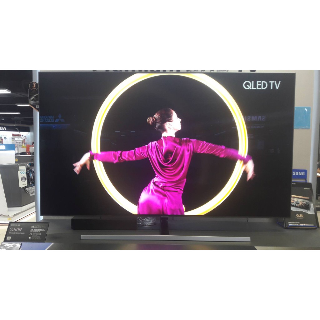 คิวเล็ดSAMSUNG65นิ้วQ90RดิจิตอลSMARTทีวีULTRALเฮชดี4Kอินเตอร์เน็ตWIFIและLANบิ้วอินQA65Q90RAXXTรับประ