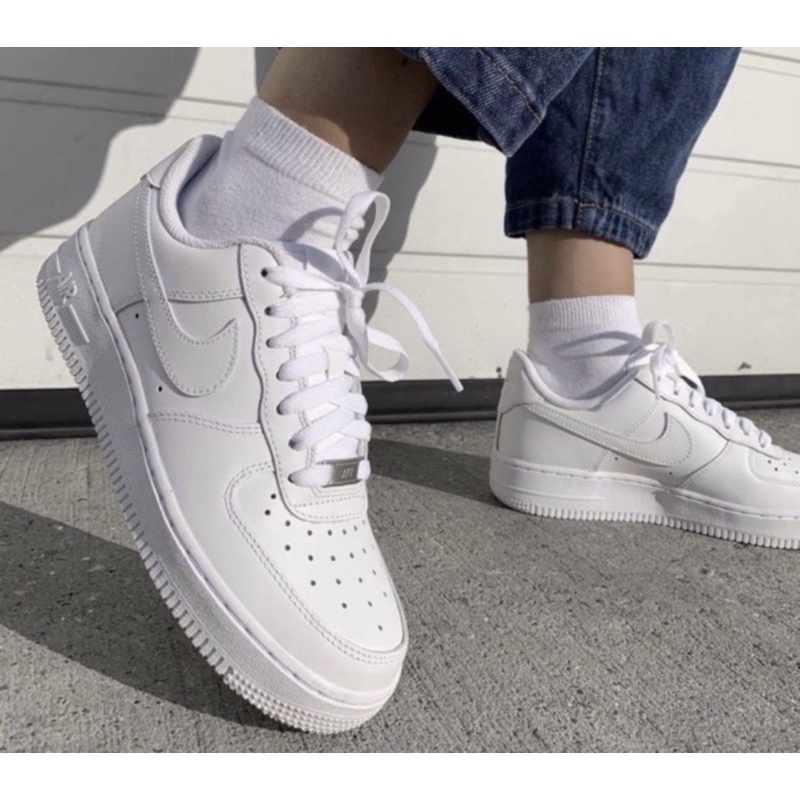 New shoes รองเท้าผ้าใบผู้หญิงผู้ชายสีขาว (37…45)