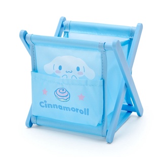 Mini Rack ที่เก็บของผ้าใบจิ๋ว พับได้ ด้านหน้ามีช่อง ลาย Cinnamoroll cn / Cinnamoroll