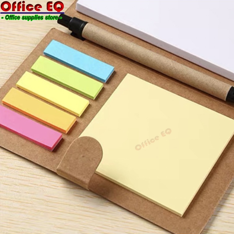 สมุดโน๊ต โพสอิท และกระดาษ แถมฟรีปากกา ชุดกระดาษโน้ต สมุดฉีก พร้อมส่ง - รูปที่ 2
