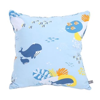 หมอนอิง LIVING STYLE SEA 24X24 นิ้ว สีฟ้า หมอนกอด