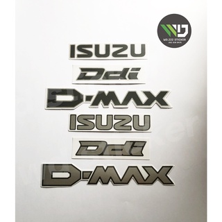 * 1 ชุด มี 3 ชิ้น * สติกเกอร์สำหรับ ISUZU ALL NEW D-MAX Ddi  **หากมีข้อสงสัยทักแชทก่อนสั่งซื้อสินค้า**