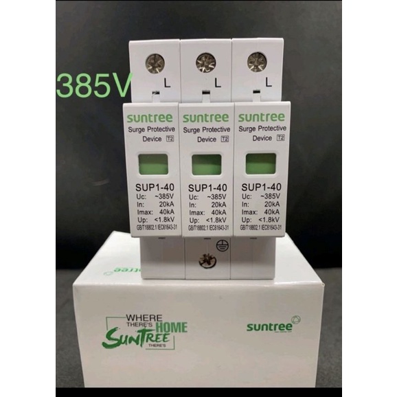 กันฟ้าผ่า SUNTREE Surge Protective 3P 385V