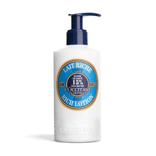 L’OCCITANE en Provence ผลิตภัณฑ์ดูแลผิวกาย Shea Rich Body Lotion 250 ml. ผลิตภัณฑ์บำรุงผิวกาย ผลิตภัณฑ์ดูแลผิวกาย ผลิตภั