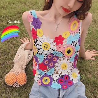 เสื้องานถักโครเชต์ สีสันสดใส่มากๆ เนื้อผ้าอย่างดี ผ้าสวยมากๆค่ะ