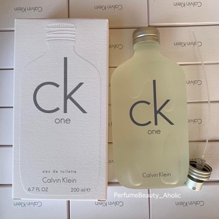 CK one 200ml. (EDT) กล่องขาย แท้ 100% ทักแชทเช็คสต็อกก่อนสั่งนะคะ