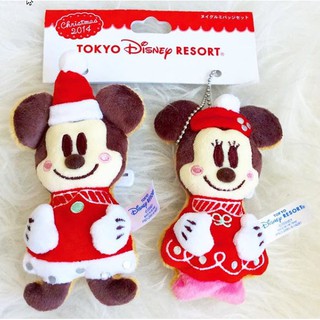 พวงกุญแจ Mickey &amp; Minnie รุ่น Ginger Bread จาก Tokyo Disney Resort