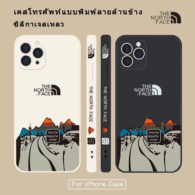 🔥ส่งจากไท🔥 เคสไอโฟน 13 12 The North Face เคส for iphone 11 pro max Xr Xs X 6 6s 7 8 plus case นิ่ม S