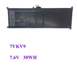 9TV5X 7VKV9 แบตเตอรี่แล็ปท็อปสำหรับ DELL Latitude XPS 12 7000 7275 9250 Series โน้ตบุ๊ค 7VKV9 7.6V 30WH #8