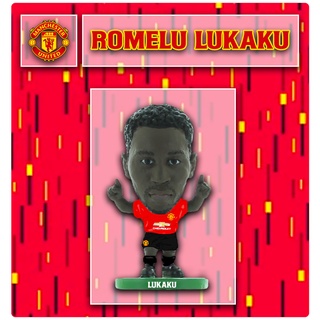 โมเดลนักฟุตบอล SoccerStarz ลิขสิทธิ์แท้จากสโมสร Manchester United - Romelu Lukaku 2018