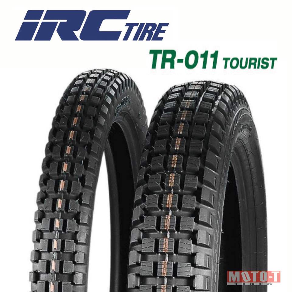 ยางคลาสสิคกึ่งวิบาก DT125/ Honda CRF250/300 , KLX250 ยี่ห้อ  IRC รุ่น TR-011 (Made in Japan)