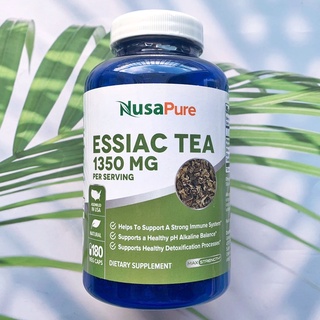 อาหารเสริมจากสมุนไพร 4 ชนิด Essiac แบบแคปซูล Essiac Tea 1350 mg 180 Veg Caps (NusaPure®)