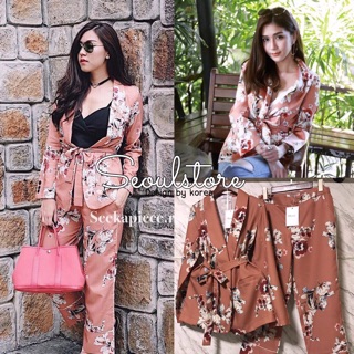 Floral Blazer Set