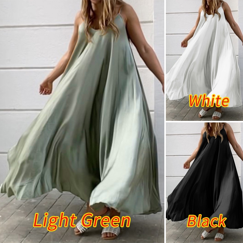 zanzea ชุดเดรสยาวสําหรับสตรีขนาดพลัสทรงหลวม