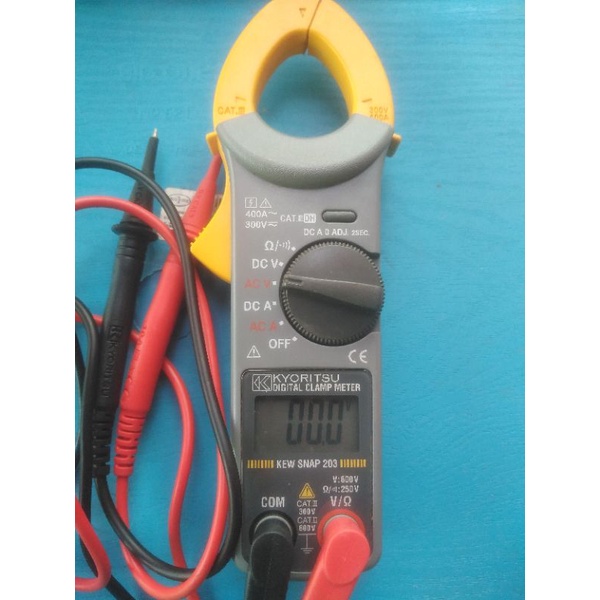 ดิจิติล แคลมป์ มิเตอร์ มือสอง ตามสภาพ  Kyoritsu KEW SNAP 203 digital clamp meter