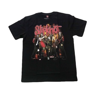 (ขายส่งได้)UU street เสื้อวง Slipknot tshirt เสื้อยืดวงร็อค Slipknot ผ้าฝ้ายแท้