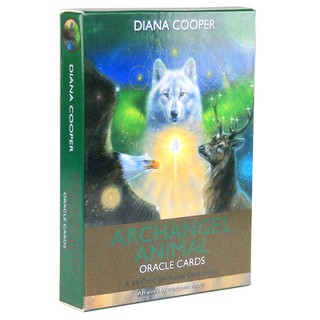 การ์ดเกมส์ Archangel Animal Oracle Cards สําหรับเล่นเกมส์ Tarot