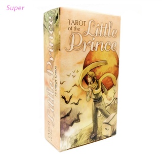 Super Tarot of the Little Prince Whimsical Loosely 78 Deck Cards Guidance Fate Divination Oracle Family Party Board Game